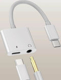 Adaptateur OTG pour prise casque de Type C à 3.5mm, chargeur rapide , connecteur USB C