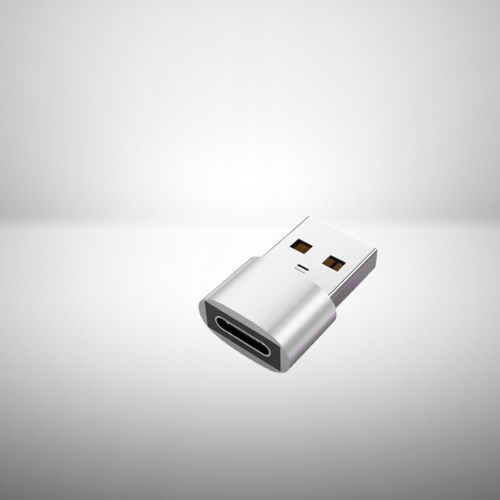 Adaptateur USB-C Femelle vers USB Mâle – Charge et Transfert Rapide