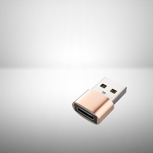 Adaptateur USB-C Femelle vers USB Mâle – Charge et Transfert Rapide