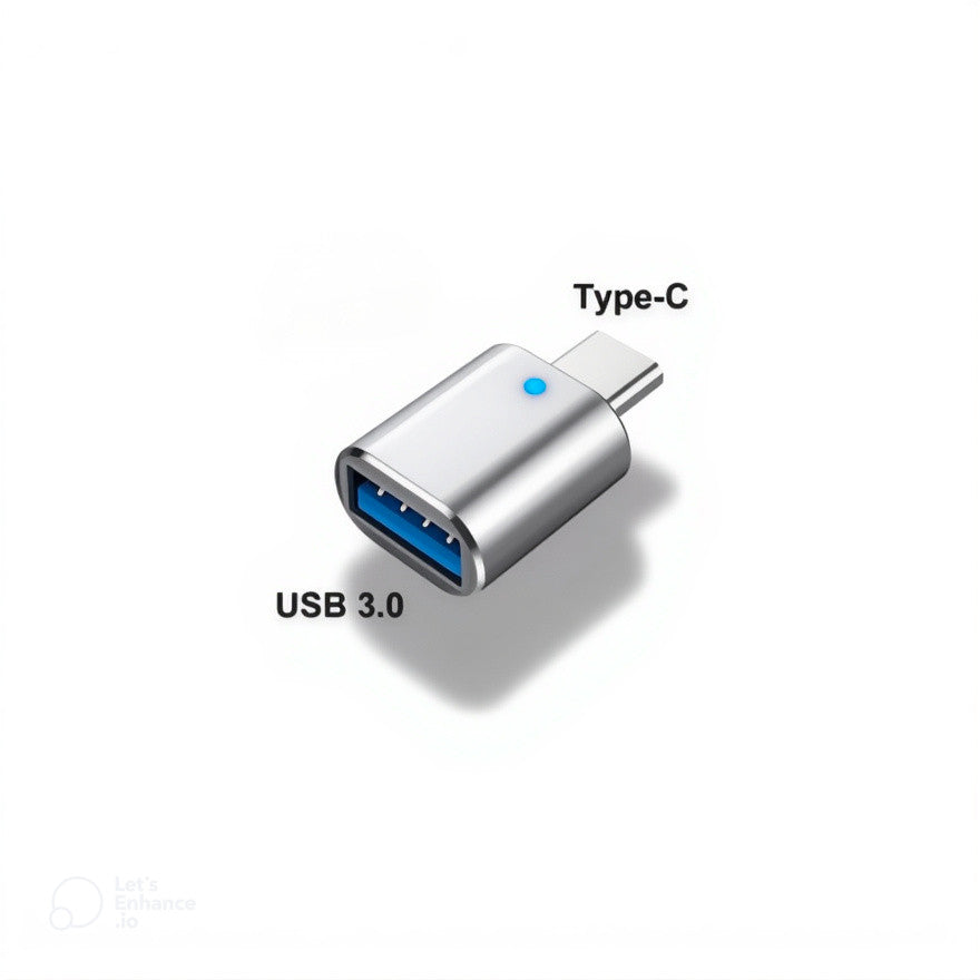 Adaptateur USB-C mâle vers USB femelle