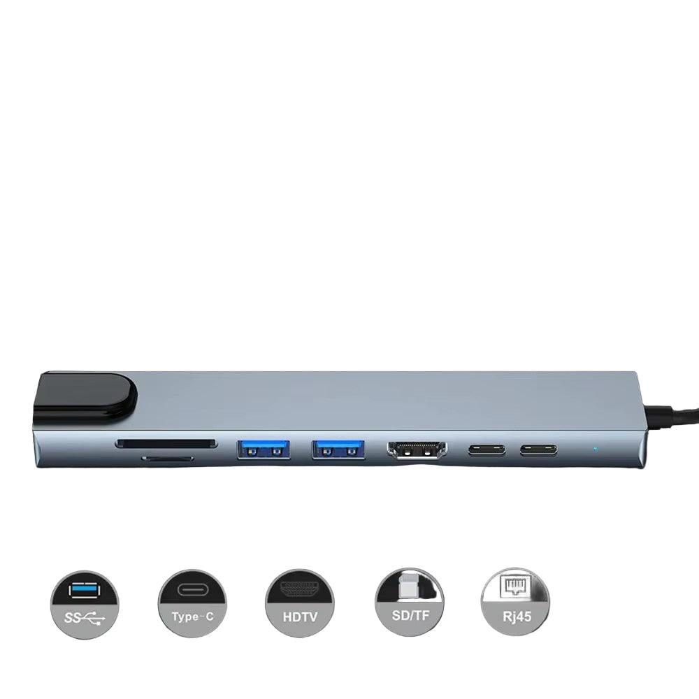 Adaptateur USB-C multiport  8-en-1