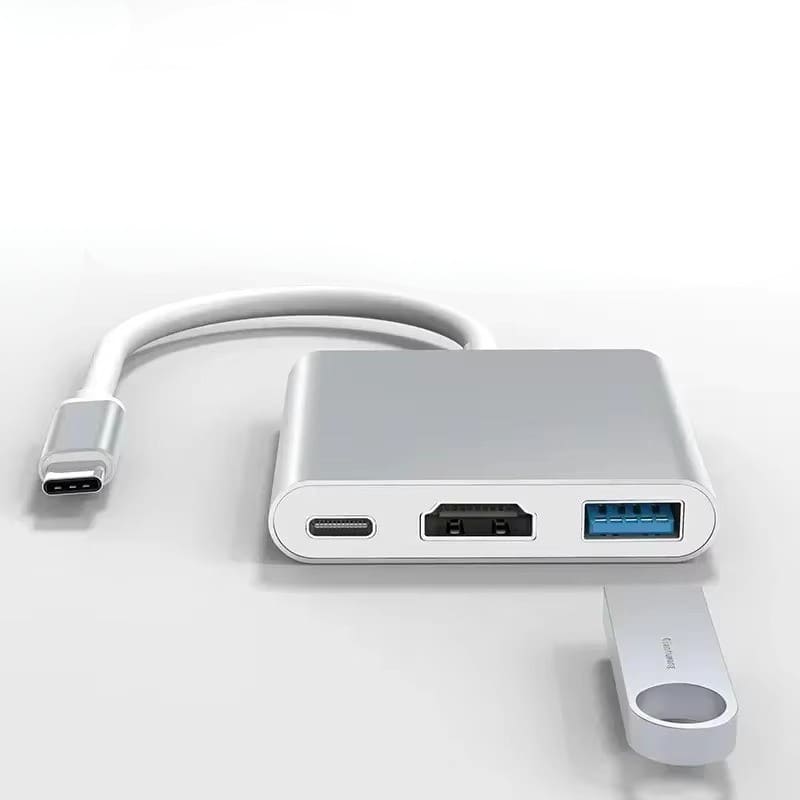 USB C vers 4K HDMI, station de chargement USB 3.0 Type C